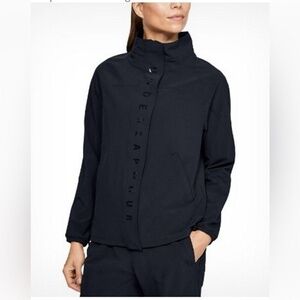UNDER ARMOUR Black Jacket Womens UA RECOVER‎ Fall Winter Windbreaker size 2X